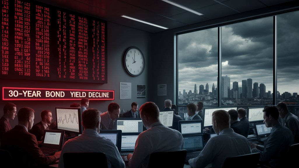 Lợi suất trái phiếu giảm đáng kể