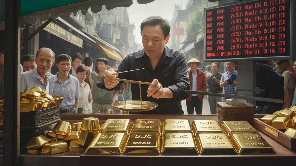 giá vàng mới nhất ở miền bắc việt nam