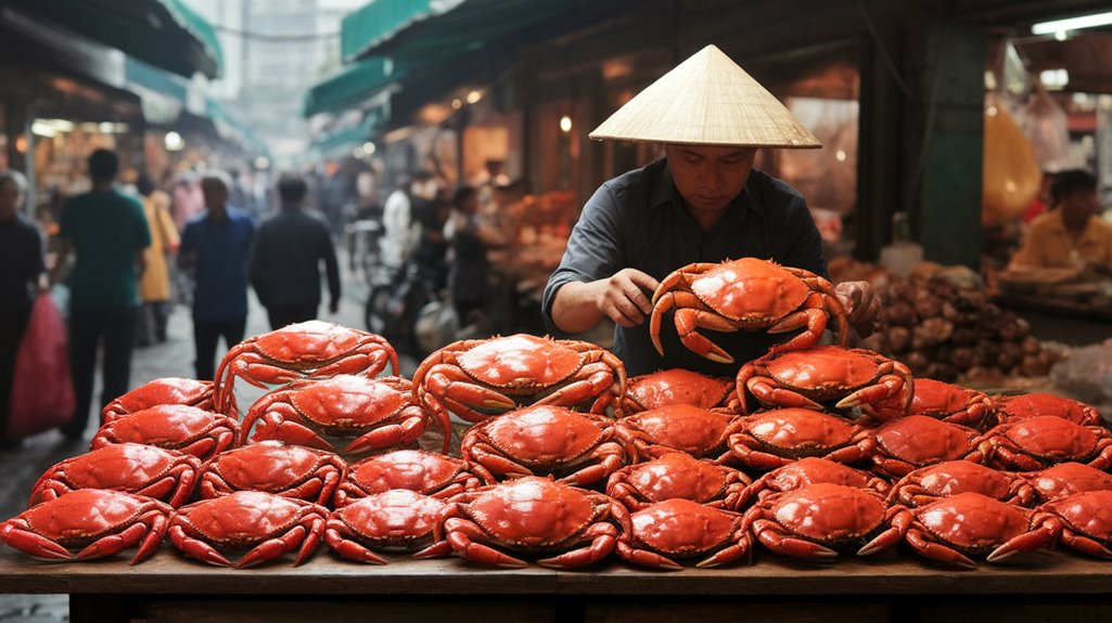 giá của cua trắng ở bạc liêu