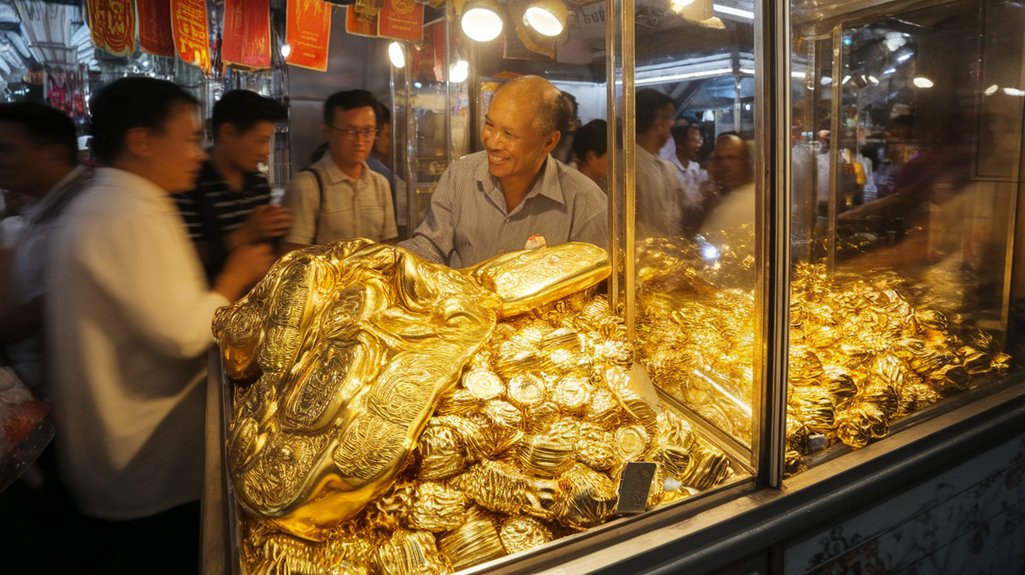 Giá vàng đạt mức kỷ lục