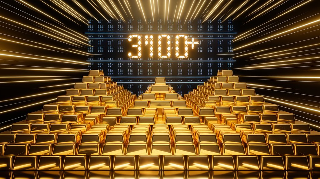 Giá vàng vượt qua 3100 USD