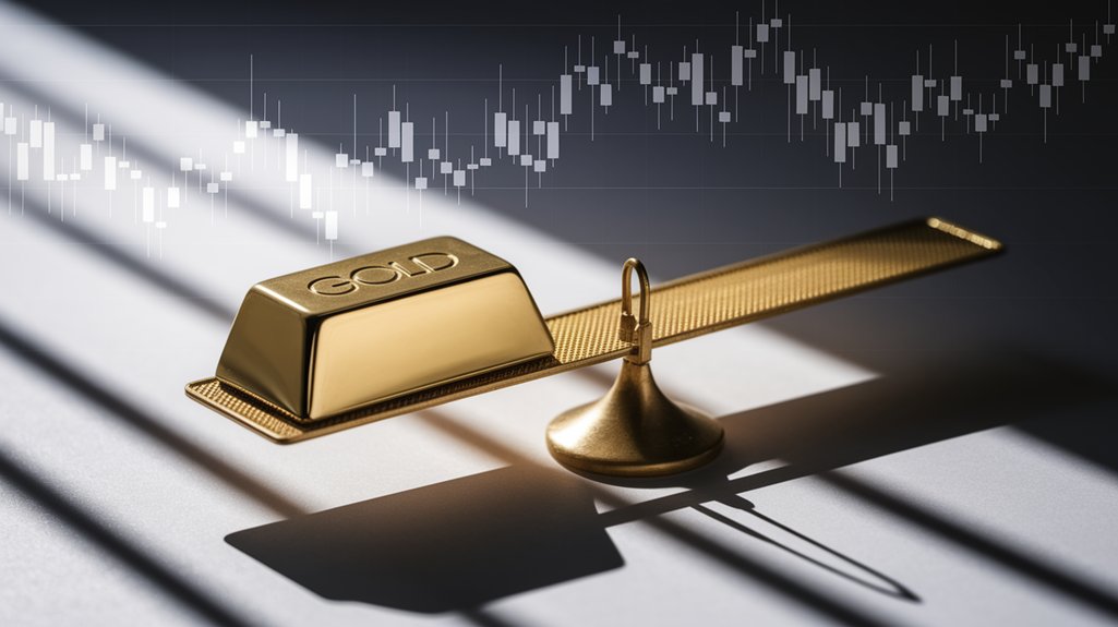 Giá vàng giảm mặc dù căng thẳng thương mại