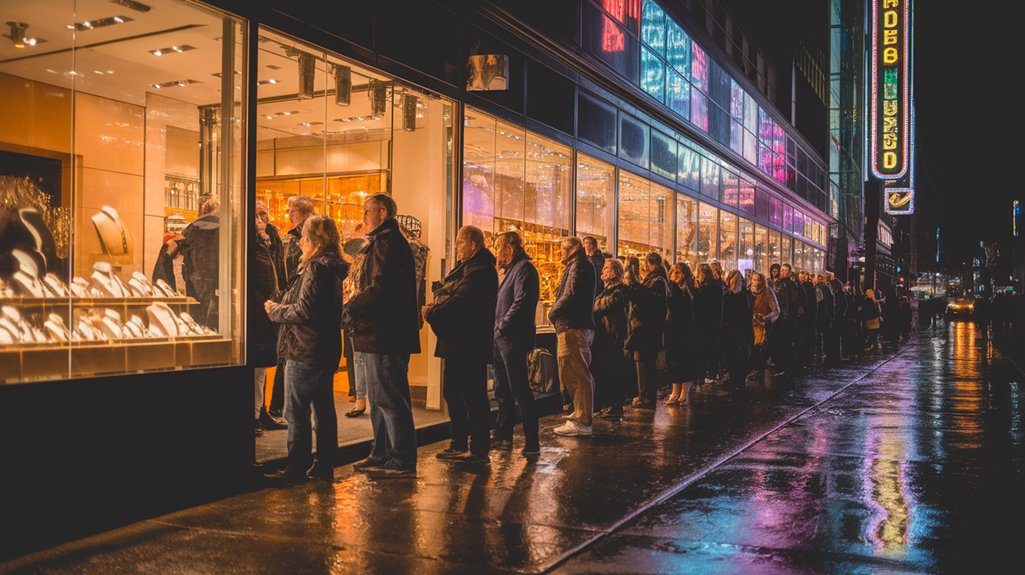 Giá vàng tăng, khách hàng xếp hàng