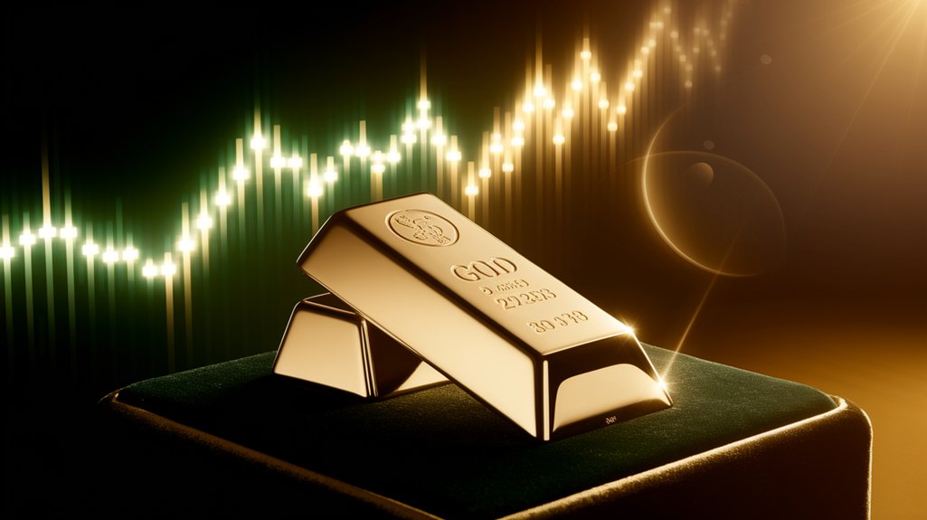 vàng vượt qua 3100 usd