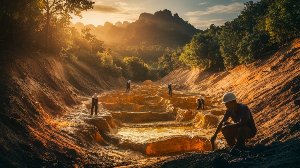 Mười hai mỏ vàng được phát hiện