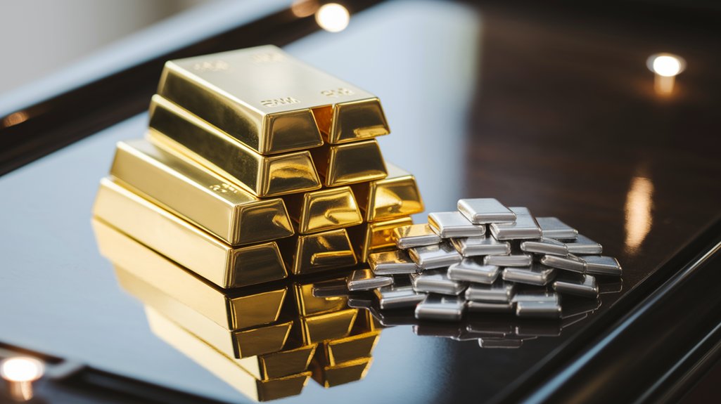 vàng nổi bật hơn bạc dự báo