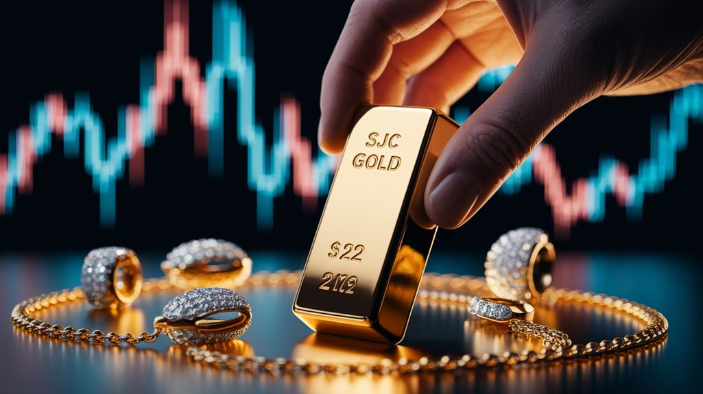 Giá vàng giảm giữa bối cảnh điều chỉnh thị trường